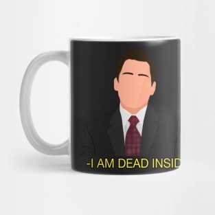 Office Michael Scott I Am Dead Inside Meme Fan Art Mug